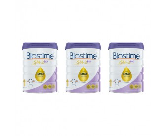 【新西兰直邮包邮】Biostime 合生元 婴儿金装羊奶粉1段 800克x3罐/箱【奶粉订单收件人身份证必需上传】